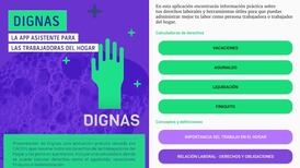 ’Dignas’, la app que apoya a trabajadoras del hogar a conocer sus derechos laborales