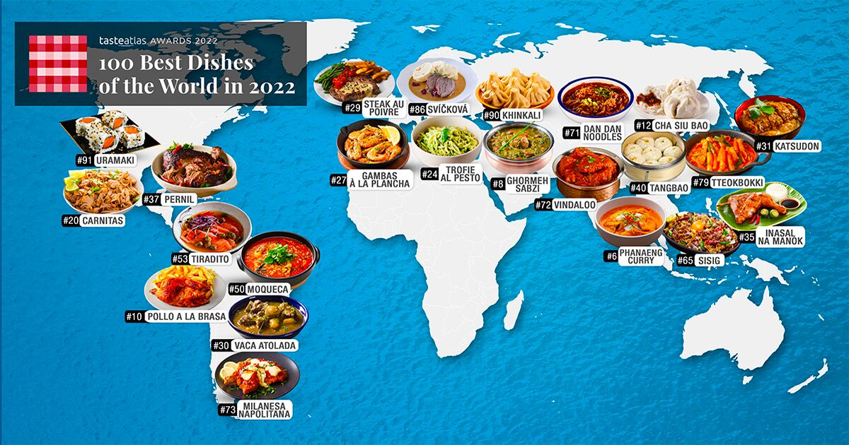 Taste Atlas destaca a México en los 100 mejores platillos del mundo