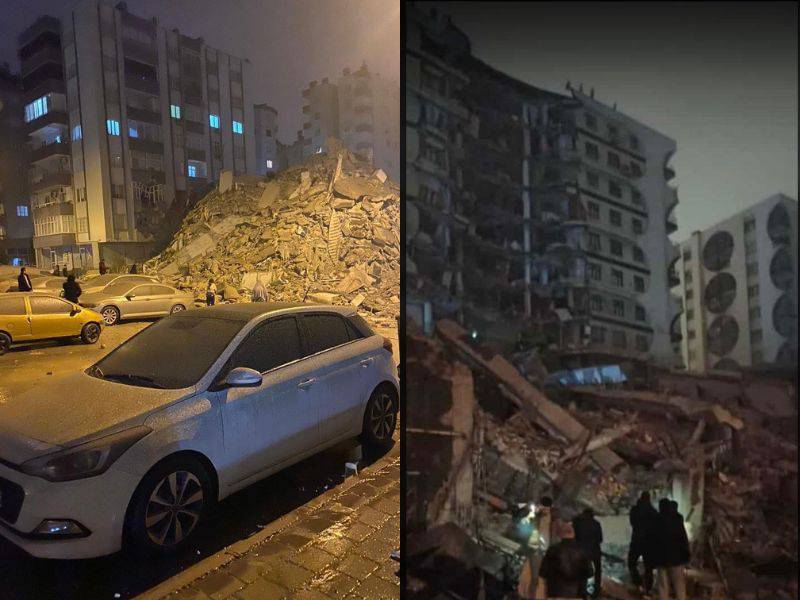 Turquía temblor edificios departamentos derrumbados