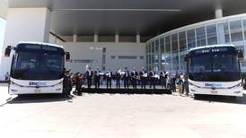 Unebus estrena servicio con dos autobuses totalmente eléctricos