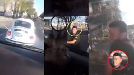 Montachoques usan ‘vochito’ para provocar accidente y golpear a conductor