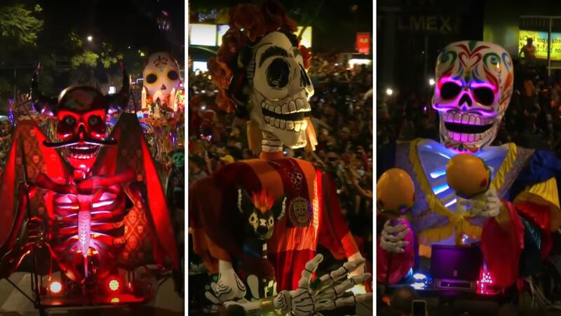 Gran Desfile de Muertos 2022 en el Centro Histórico de la CDMX