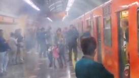 Incendio en la estación Constituyentes de la Línea 7 del Metro causa pánico