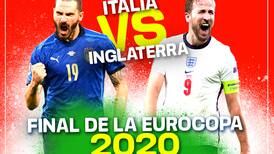 Italia derrota a Inglaterra en la final de la Eurocopa