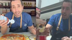 ¿Lleva o no lleva? Chef taliano ‘se indigna’ con mexicanos por ponerle piña y catsup a la pizza