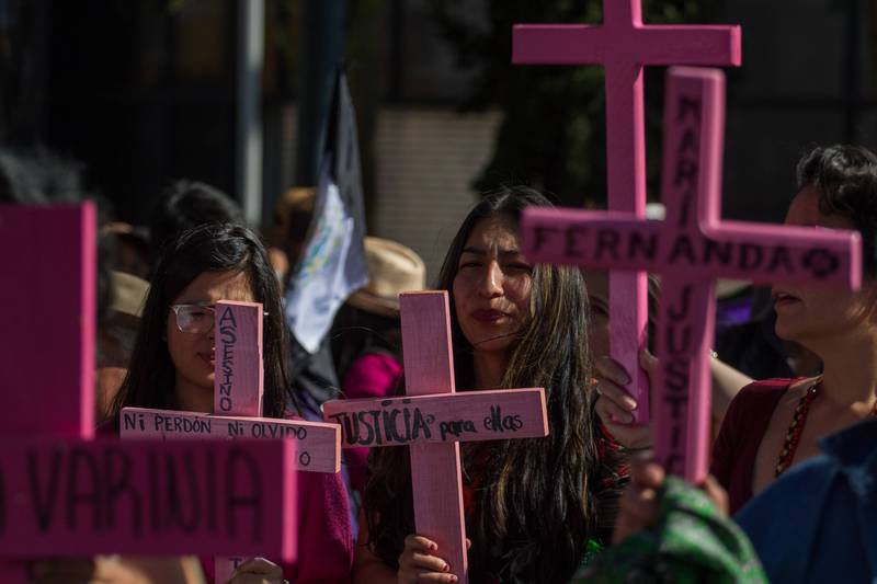 Feminicidios en México.