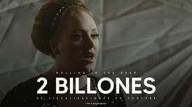 ‘Rolling In The Deep’ de Adele supera los 2 billones de reproducciones en YouTube