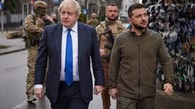 Boris Johnson visita Kiev el Día de la Independencia de Ucrania 