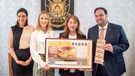 Billete de lotería enmarca el Garbanzo en amarillo como emblema de la gastronomía queretana