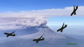 Conoce los riesgos de volar en avión cuando hay emisión de ceniza del volcán Popocatépetl