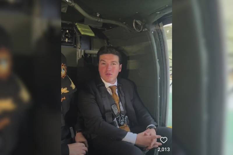 El gobernador presentó oficialmente el Black Hawk, aeronave que coadyuvará a la seguridad en el estado.