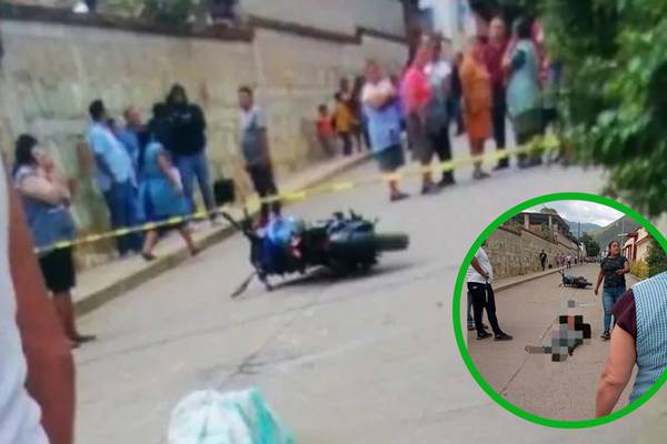 Joven muere decapitado con un cable mientras viajaba en motocicleta en Oaxaca