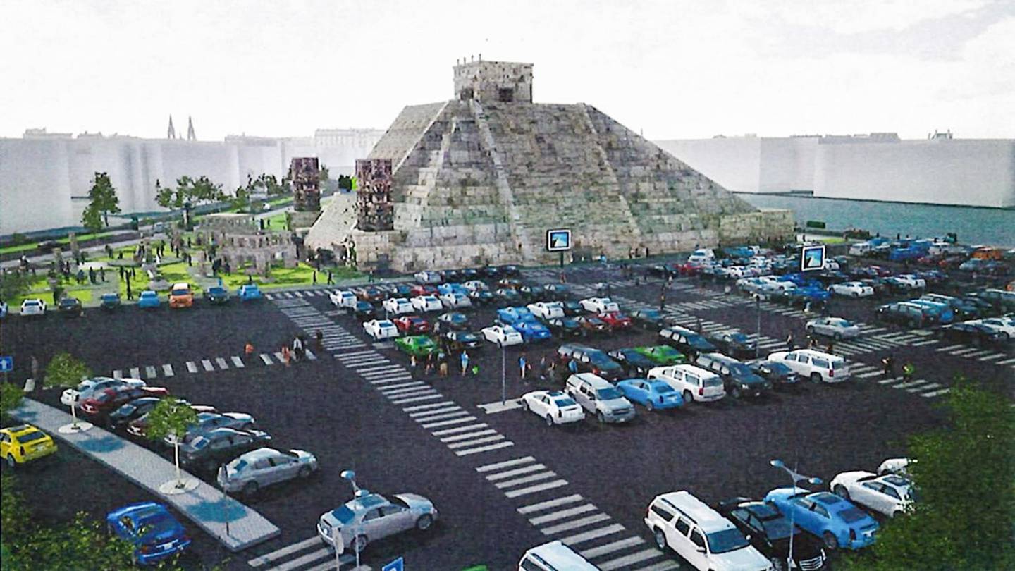 Pirámide azteca en Madrid de Nacho Cano