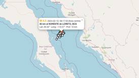Enjambres sísmicos sacuden Baja California Sur el sábado 10 de febrero