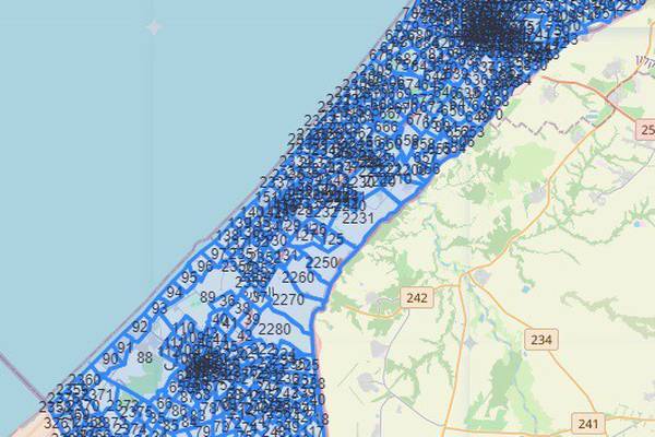 Israel publica un mapa de Gaza con cientos de sectores para las órdenes de "evacuación" por los combates