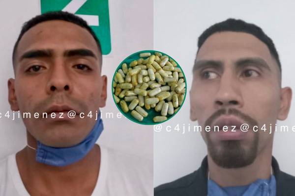 Detienen a dos ‘mulas’ en AICM que llegaron desde Perú con droga en el estómago