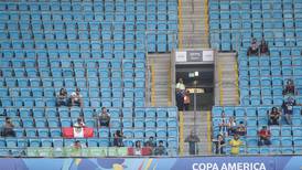 Gradas vacías en la Copa América preocupa a las autoridades
