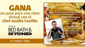 GANA un pase para una clase virtual con el chef José Ra Castillo.
