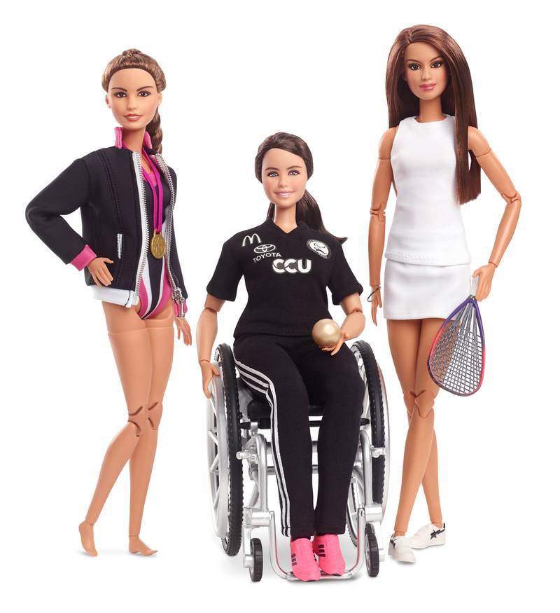 Paola Longoria y Paola Espinosa tendrán su propia muñeca Barbie