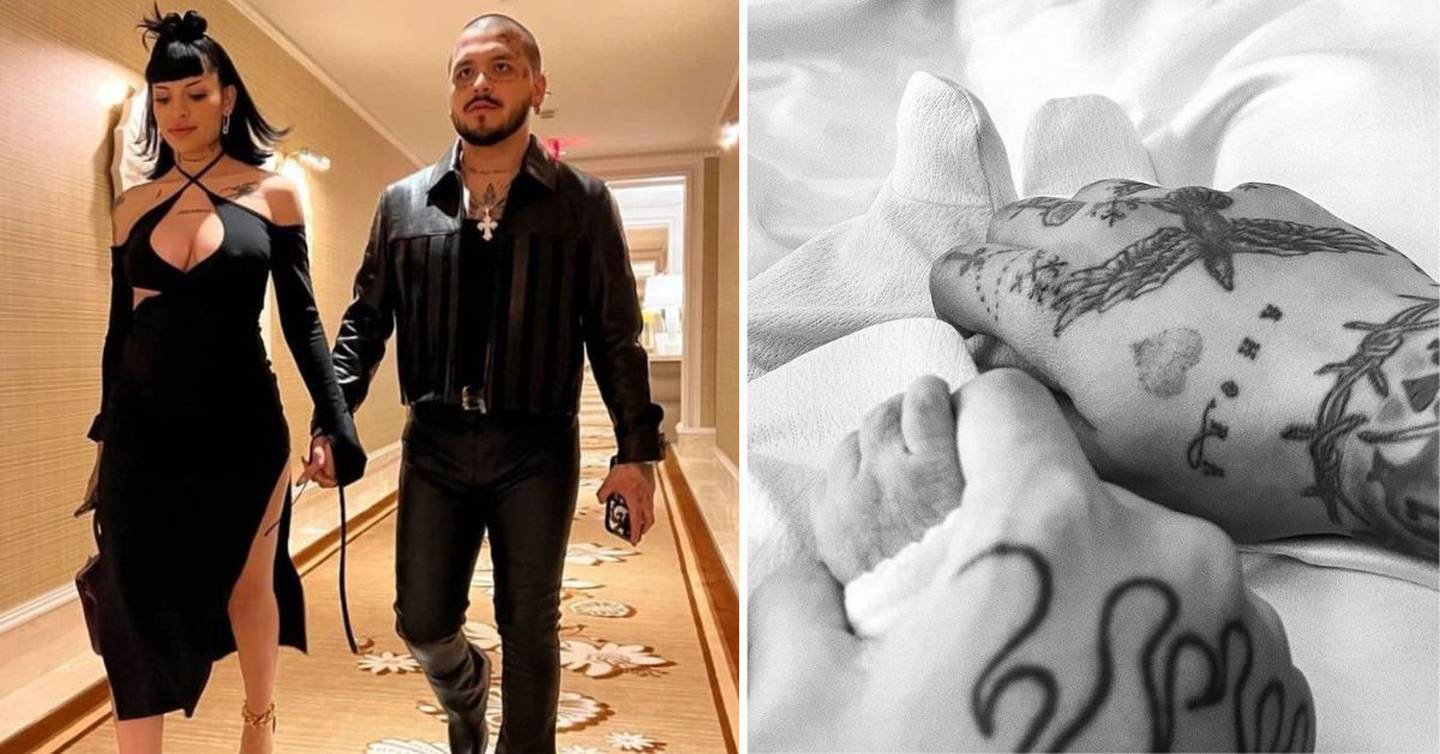 Cazzu reapareció en redes sociales para mostrar una nueva foto de su bebé junto a Christian Nodal.