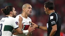 Pepe explota contra el arbitraje: ‘Que le den el título a Argentina’
