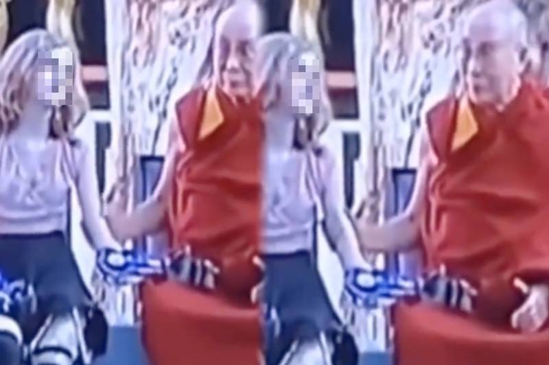 Dalai-Lama-fue-captado-tocando-indebidamente-a-una-menor-de-edad