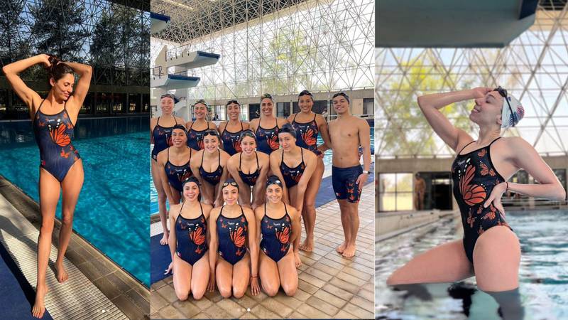 trajes natación artística