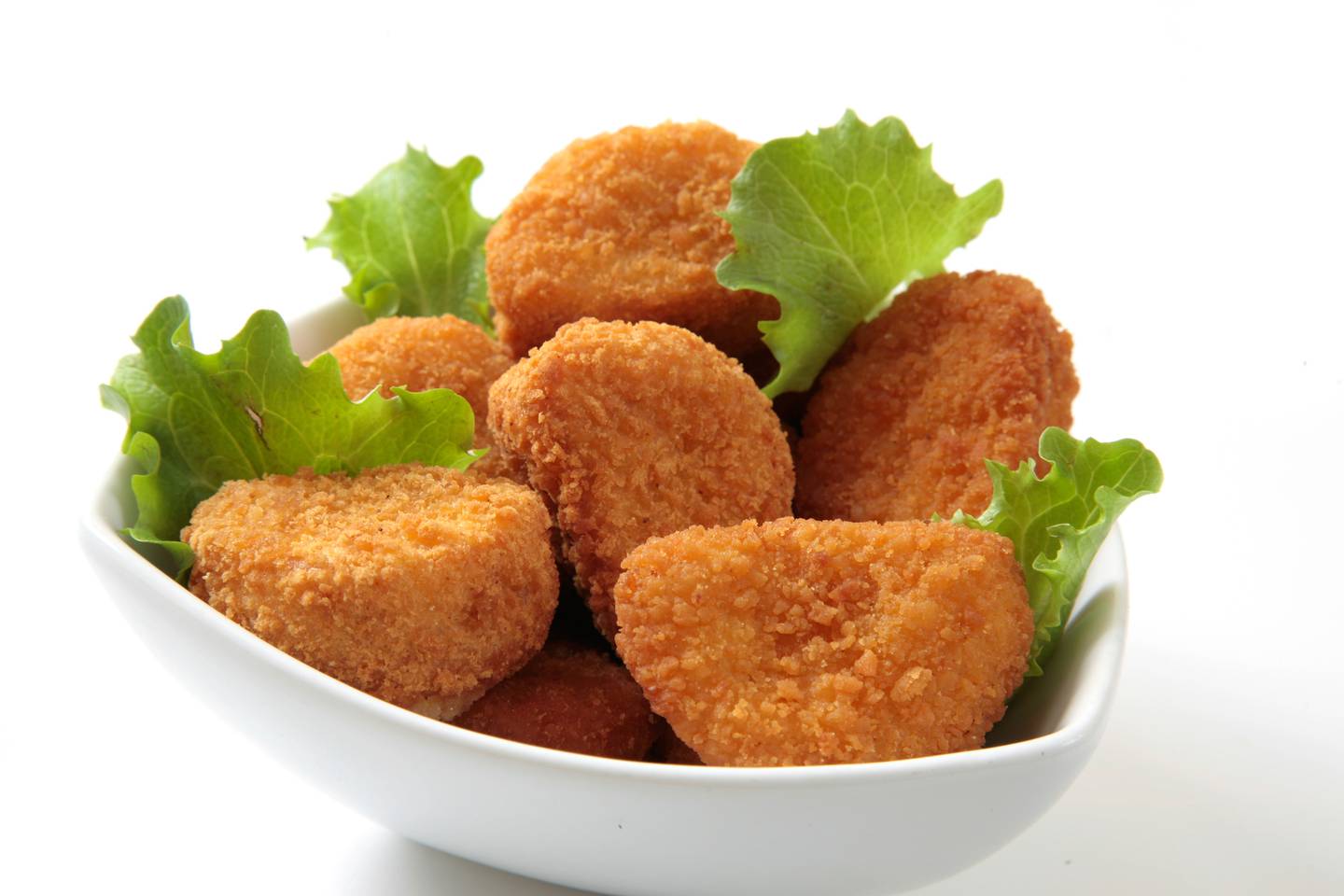 Los nuggets de pollo son pocos saludables debido a su alto contenido de grasas saturadas.