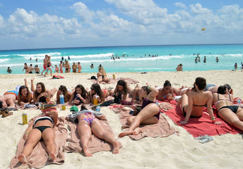 Cancún es un od elos destinos favoritos durante el spring break