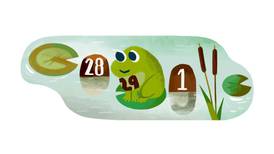Google celebra el Día Bisiesto con un Doodle el 29 de febrero