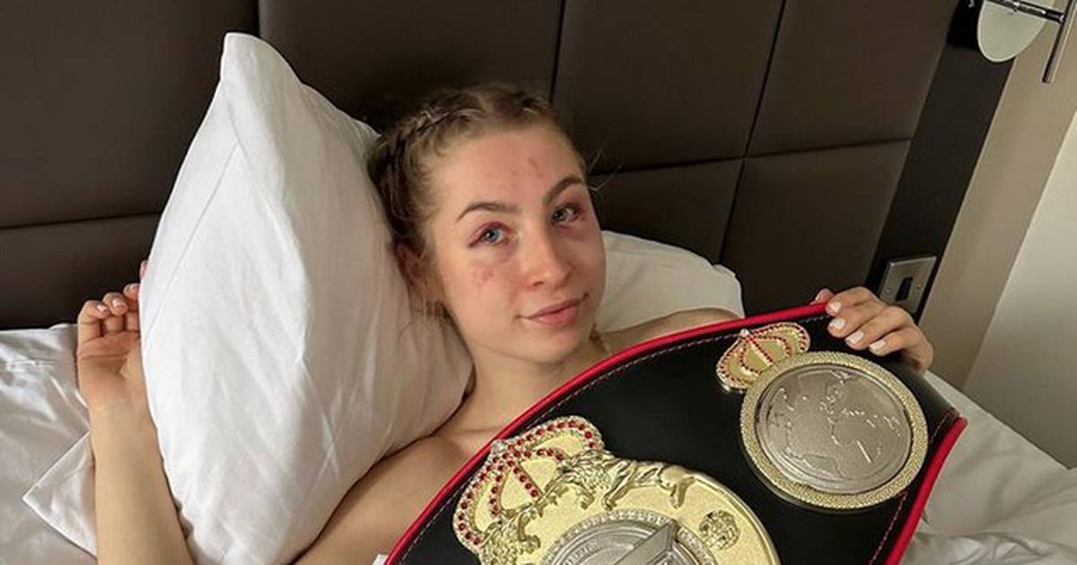 OnlyFans model Astrid Witt has been declared boxing champion