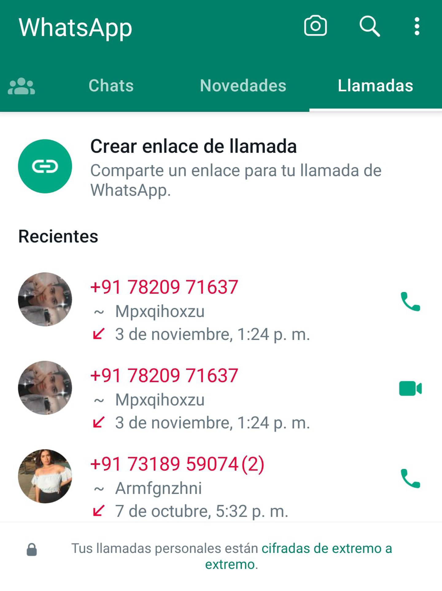 Fraudes por WhatsApp (Captura de pantalla / WhatsApp)