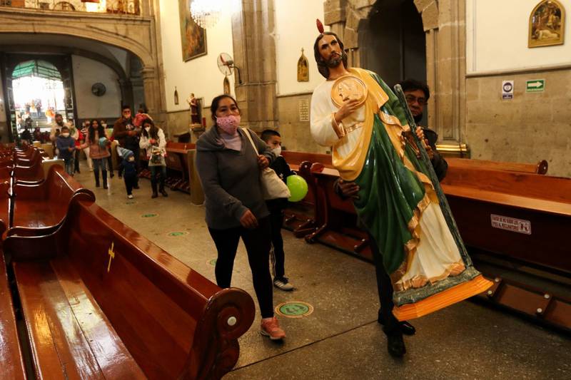 Iglesia de San Judas abre sus puertas, pero con prudencia pese al 'verde'