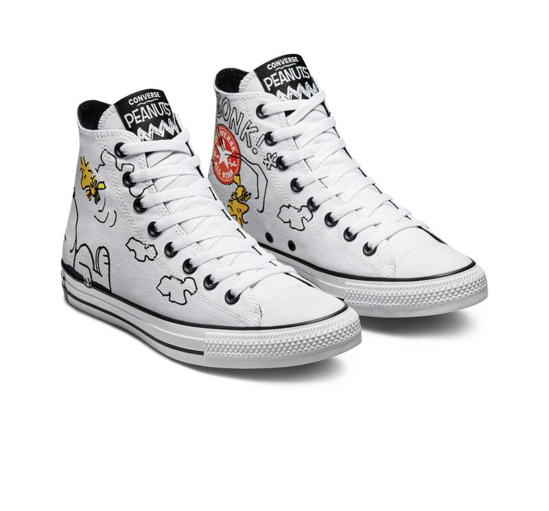 Gobernador Animado mezcla Converse x Peanuts, la nueva colección de tenis