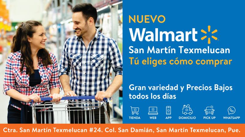 Walmart Ubicaciones, Walmart San Martin Texmelucan, Walmart Puebla