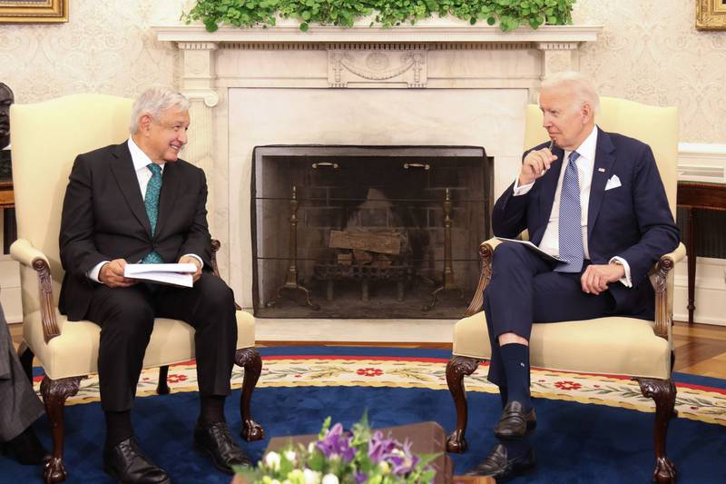 Andrés Manuel López Obrador, Presidente de México, y Joe Biden, presidente de Estados Unidos. Foto: Cuartoscuro