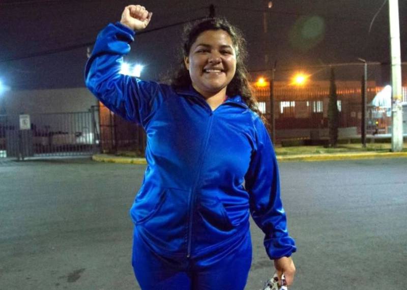 Roxana Ruiz, en 2022Colectivo| Foto: "Nos queremos vivas" de Nezahualcóyotl
