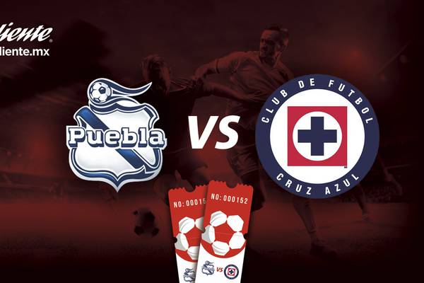 Puebla vs Cruz Azul. Así puedes obtener boletos