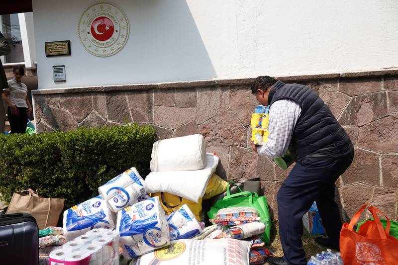 Centros de acopio para Turquía en la Ciudad de México