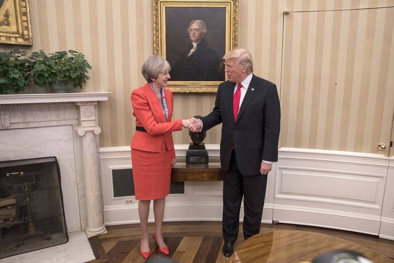 Casa Blanca, Donald Trump, Theresa May