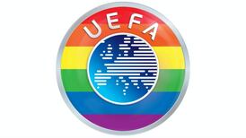 La UEFA muestra en su logo apoyo a la comunidad LGBT