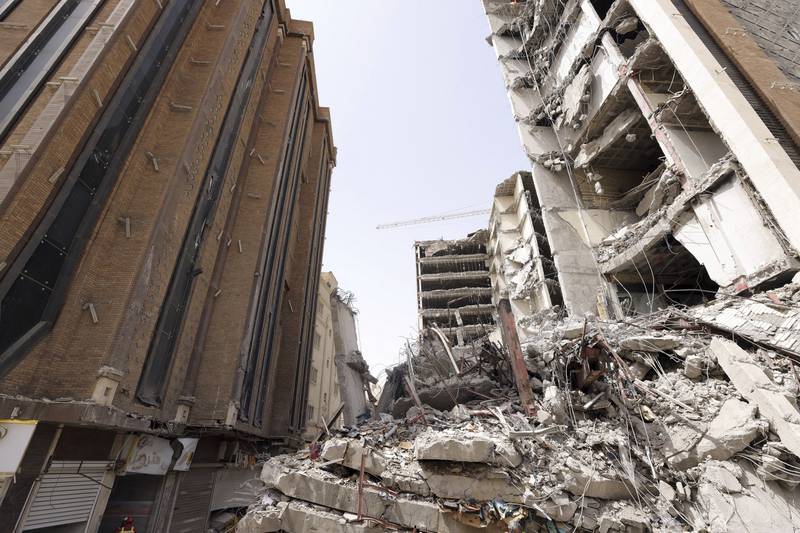 Death toll from tower collapse in Iran rises to 38