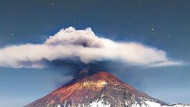 Las impresionantes fotos que dejó la actividad del Popocatépetl