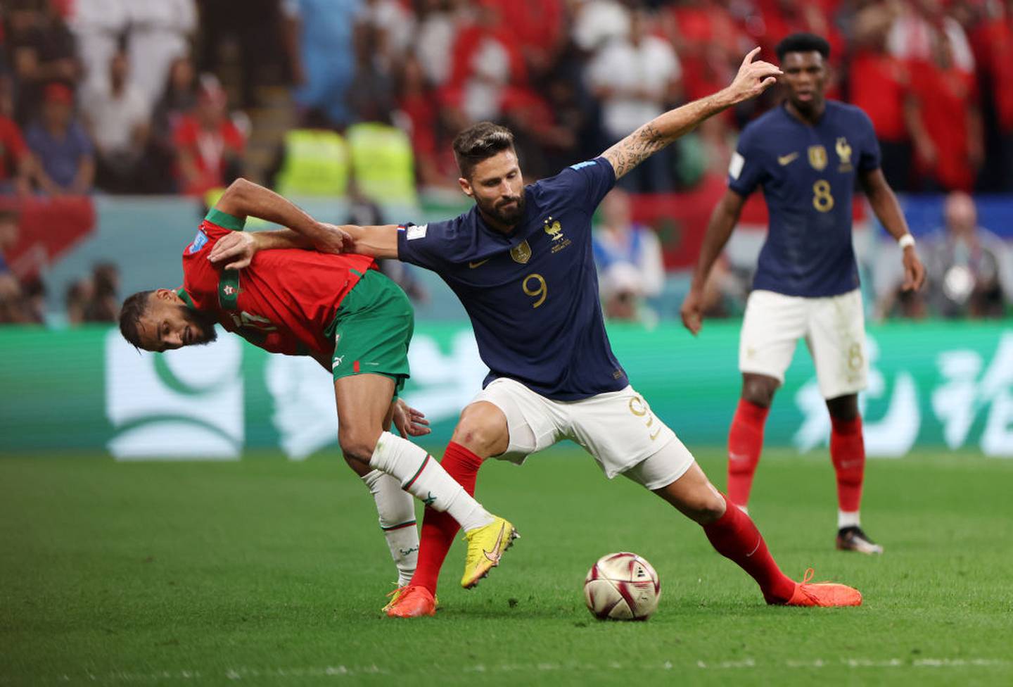 Francia dejó en la lona a la sorpresiva Marruecos en la semifinal del Mundial