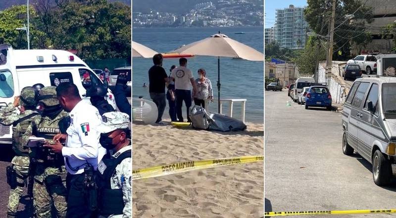 Distintos hechos violentos se registraron en Acapulco, pese reforzamiento de seguridad por periodo vacacional.