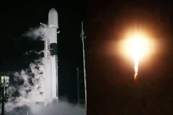 Así fue el despegue del cohete Falcon 9 al espacio
