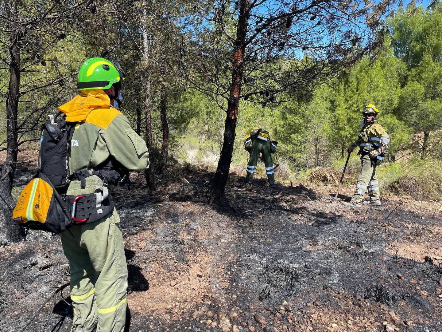 Refuerzan equipos para combatir incendios en zona serrana