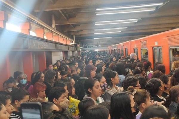 Líneas 5, 7, 8 y 9 del Metro de la CDMX, con retrasos de más de 30 minutos este viernes