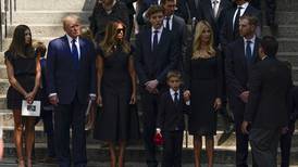 Fotos: Donald Trump e hijos le dieron el último adiós a Ivana Trump en Nueva York