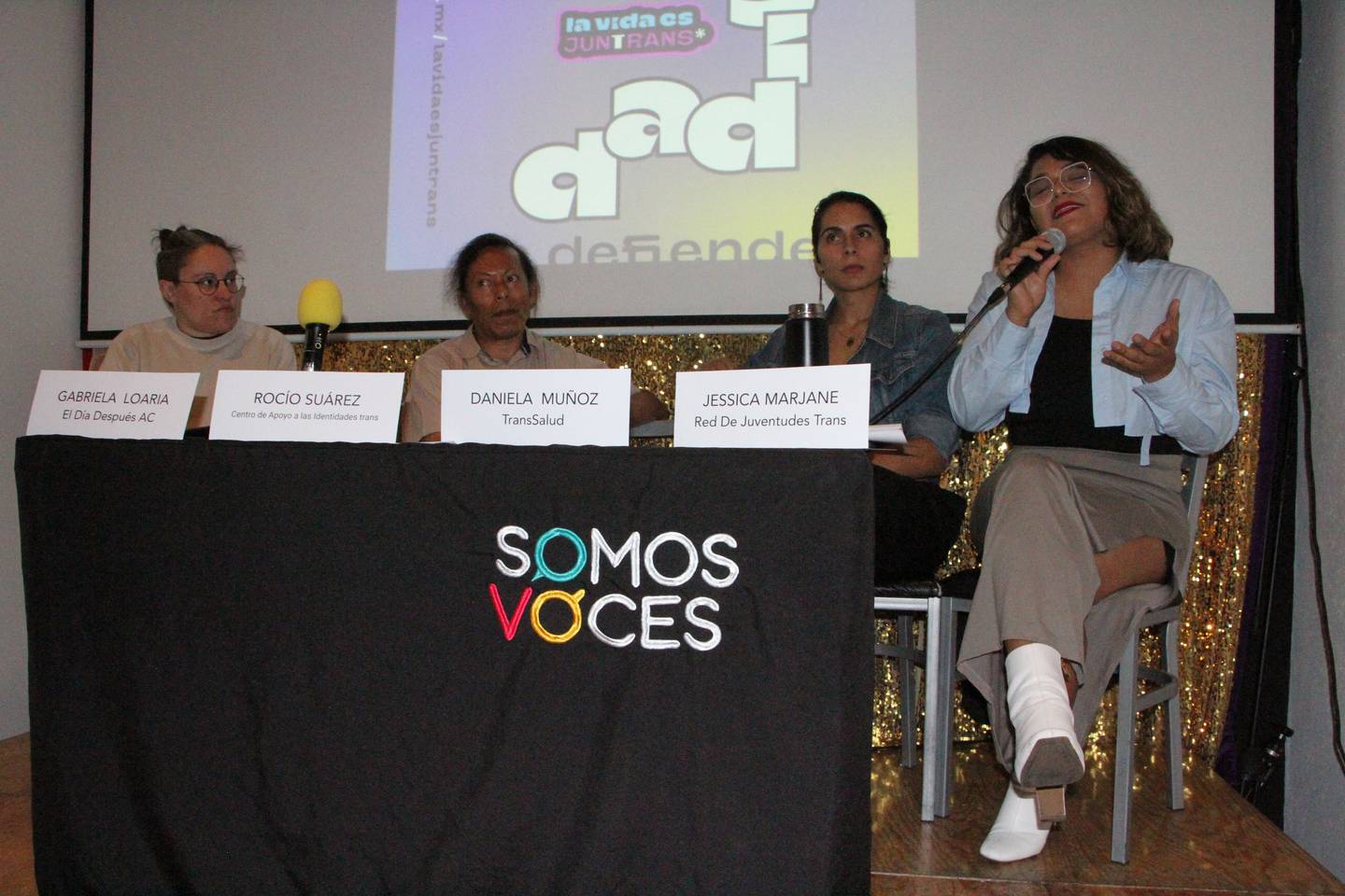 Gabriela Loaira, Rocío Suárez, Daniela Muñoz y Jessica Marjane